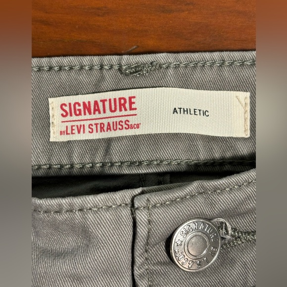 Signature by Levi Strauss men’s gray denim jeans size 36x30 - Picture 3 of 8